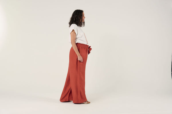 Pantalon de maternité Sahel - Vanille Coton