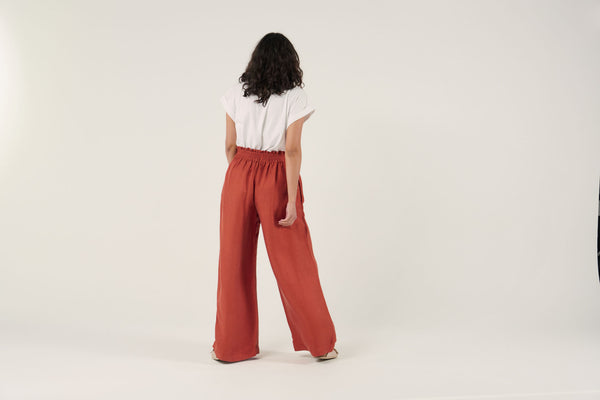 Pantalon de maternité Sahel - Vanille Coton