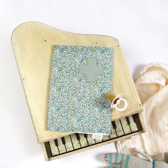 Protège carnet de santé Andréa - Vanille Coton