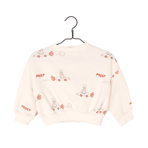 Sweat en molleton SOAN - Vanille Coton