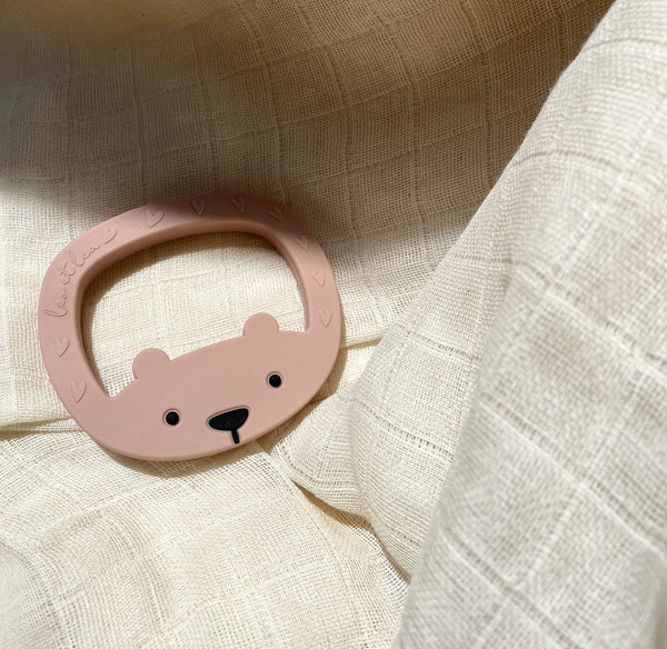 Anneau de Dentition ours - Vanille Coton