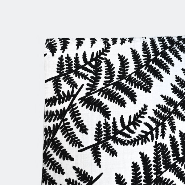 Lange XL contrasté Fougère - Vanille Coton