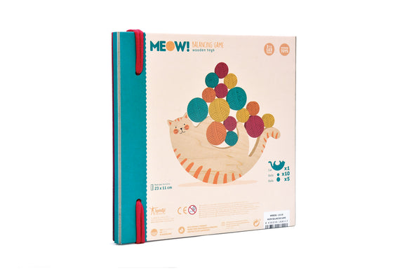 Jouet d’équilibre « Miaou » - Vanille Coton