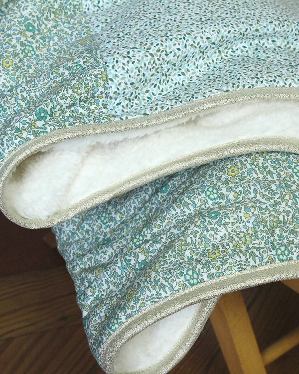Couverture bébé polaire Liberty Andréa - Vanille Coton