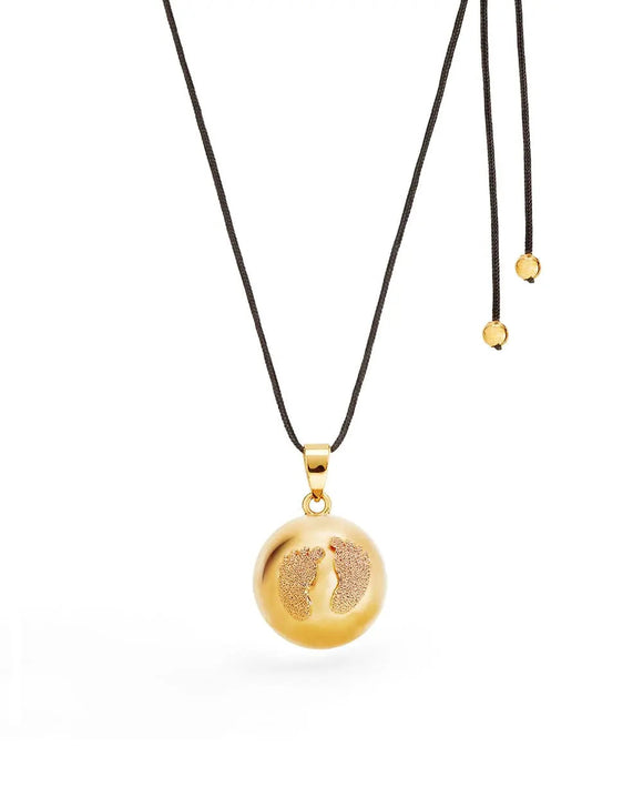 Bola de grossesse - Babyfeet - doré - Vanille Coton