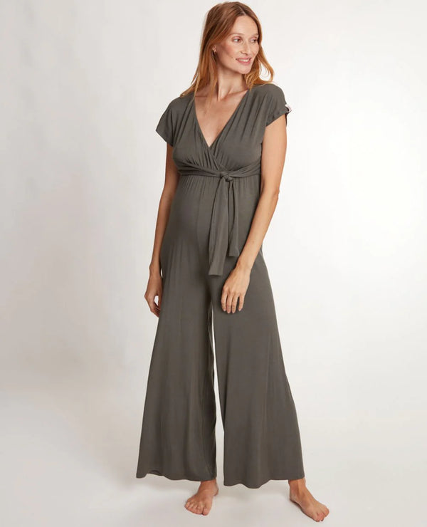 Combinaison de grossesse et d’allaitement Origin - Vanille Coton