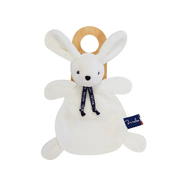 Doudou plat lapin dorlotin - Vanille Coton