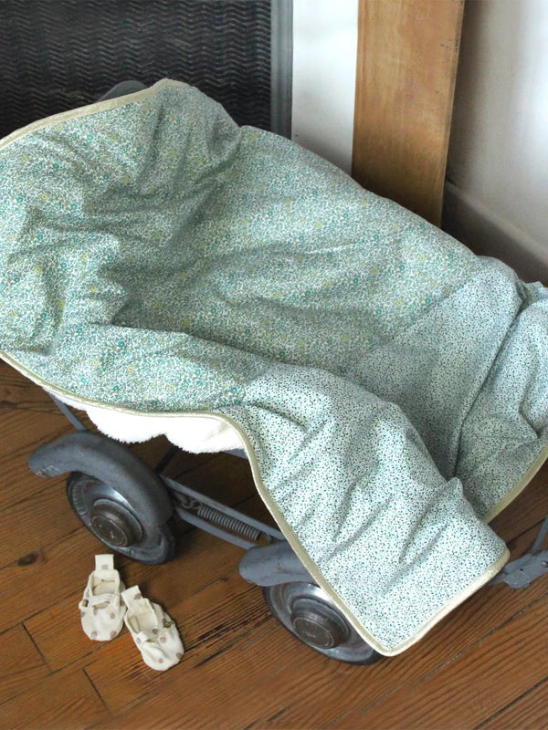 Couverture bébé polaire Liberty Andréa - Vanille Coton