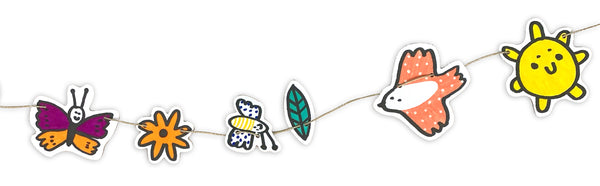 Guirlande en papier « Ma  guirlande du ciel » - Vanille Coton