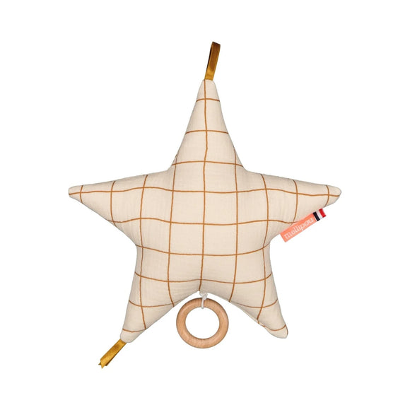 Boite à musique étoile DAVID - Vanille Coton