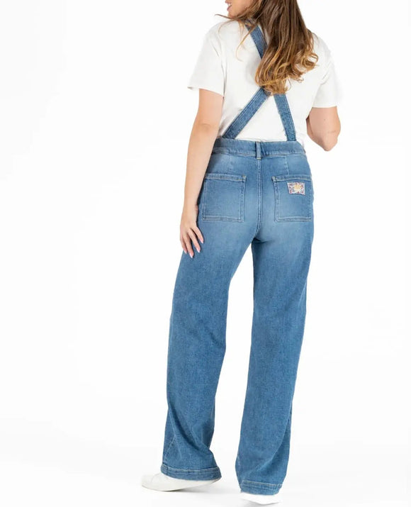 Haut de salopette pour Kelly - Vanille Coton