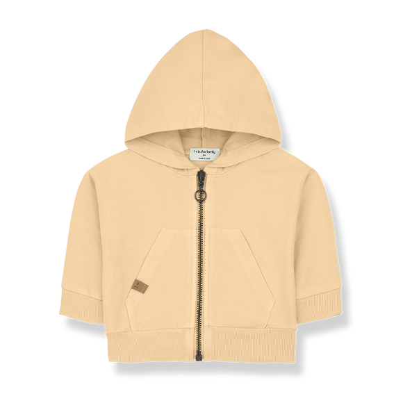 Veste à capuche «  Koldo » - Vanille Coton