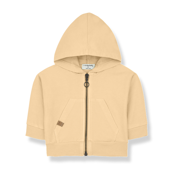 Veste à capuche «  Koldo » - Vanille Coton