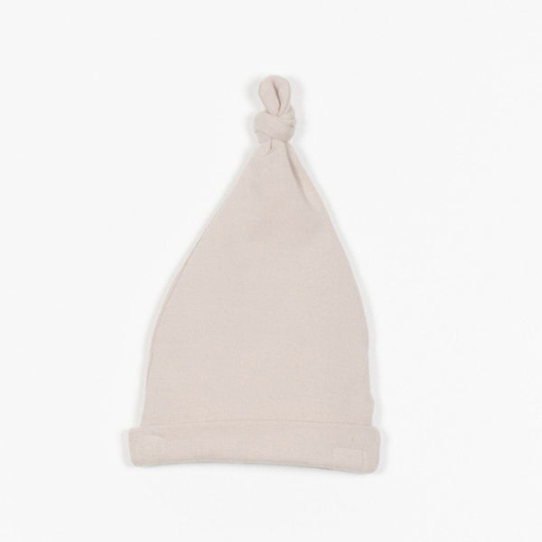 Bonnet noeud avoine - Vanille Coton