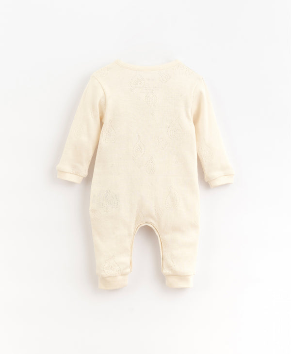 Pyjama ajouré - Vanille Coton
