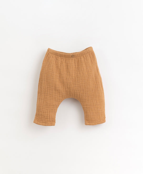 Pantalon en gaze de coton - Vanille Coton