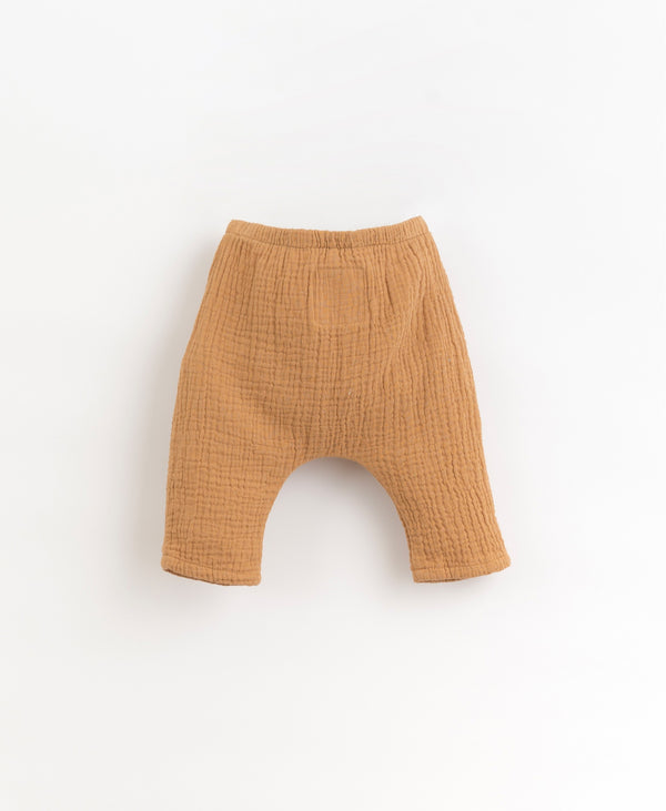 Pantalon en gaze de coton - Vanille Coton