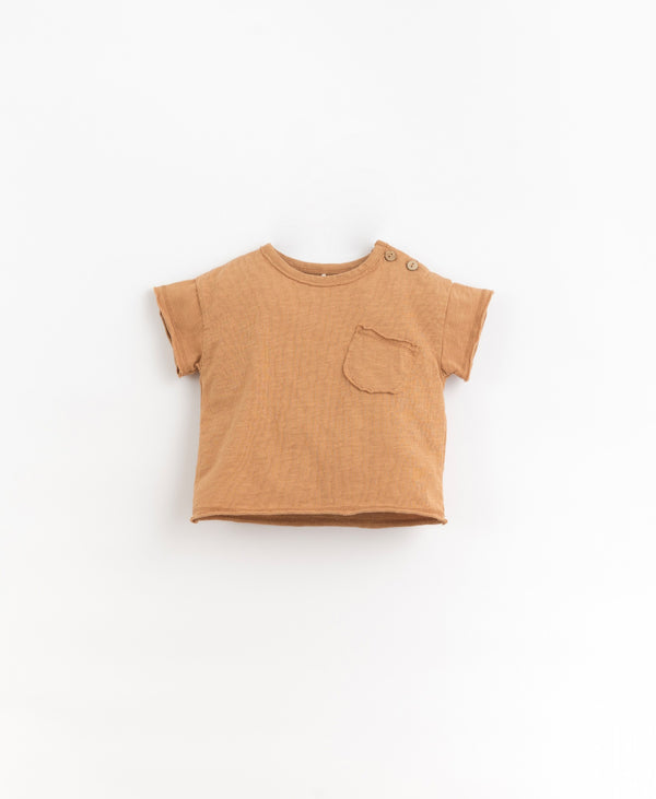 Tee-shirt manches courtes garçon - Vanille Coton