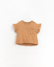Tee-shirt manches courtes fille - Vanille Coton