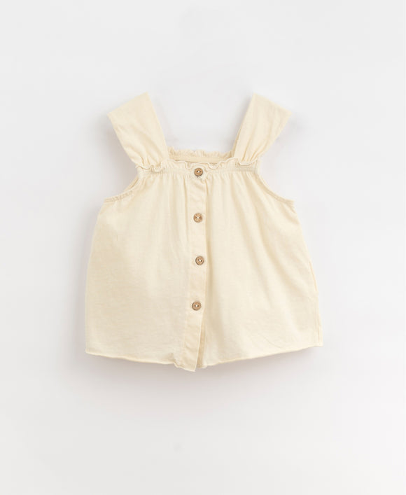 Tee-shirt sans manches - Vanille Coton