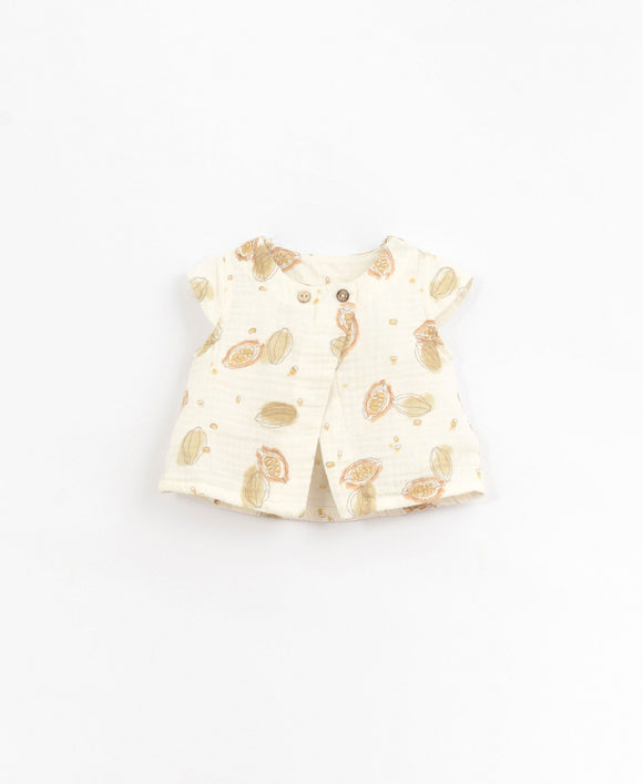 Blouse sans manches Cacao - Vanille Coton