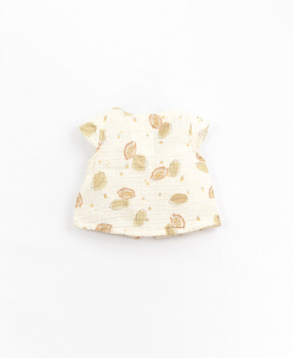 Blouse sans manches Cacao - Vanille Coton