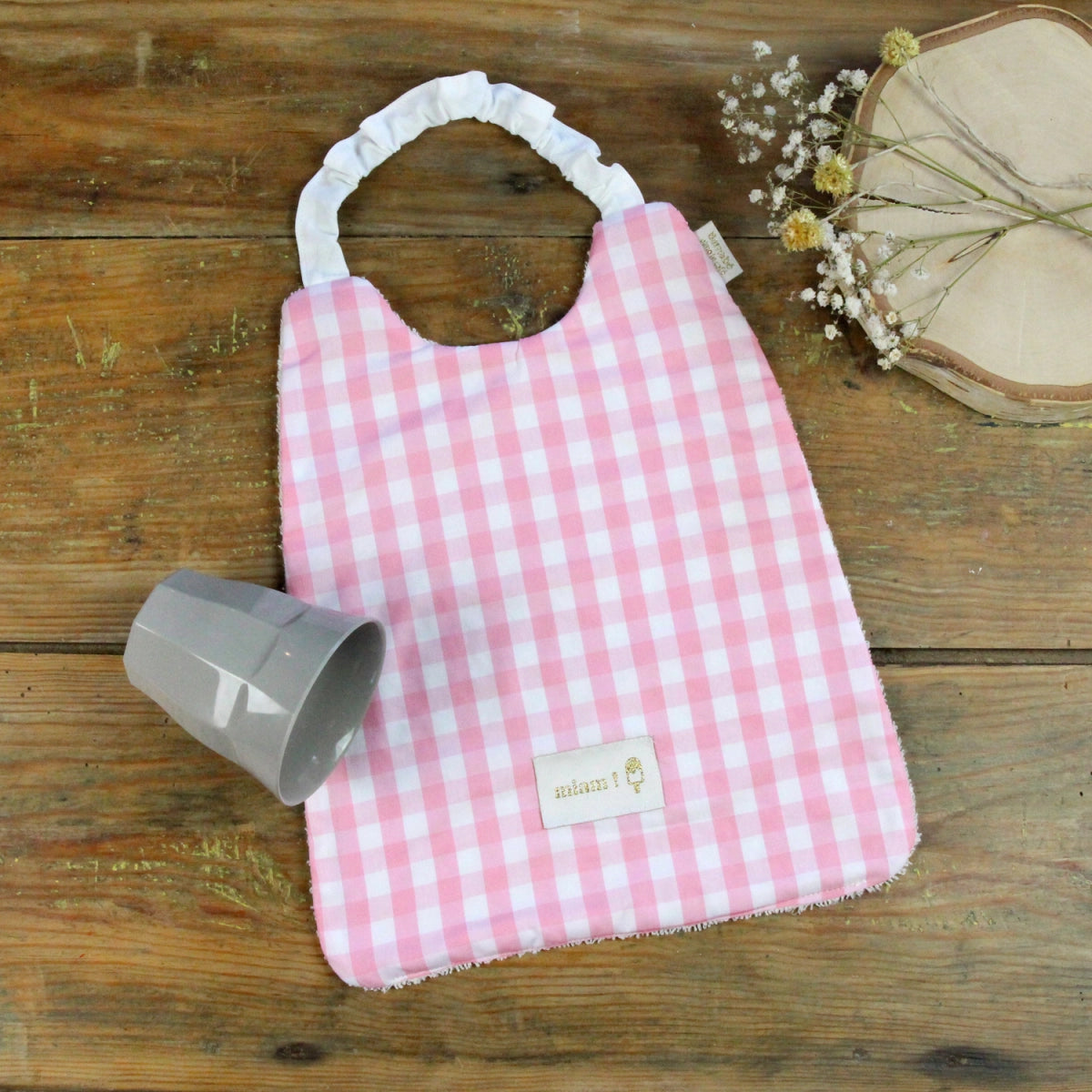 Serviette élastique Barbapapa - Vanille Coton