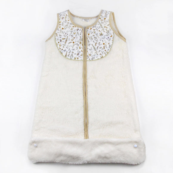 Gigoteuse Liberty et polaire Camille - Vanille Coton