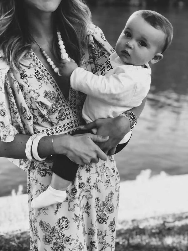 Collier d'allaitement, portage et dentition MILK - Vanille Coton