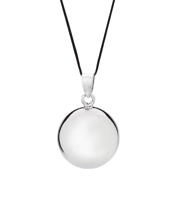 Bola de grossesse Glossy rhodium - Vanille Coton