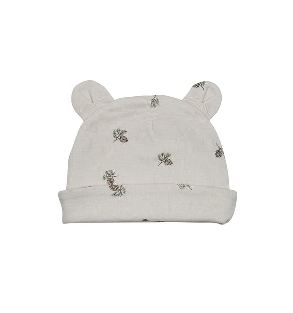 Bonnet pomme de pin - Vanille Coton
