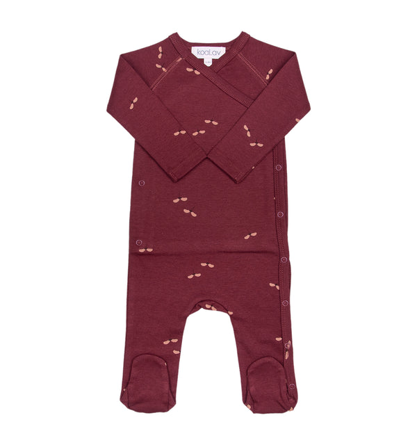 Pyjama érable grenat - Vanille Coton