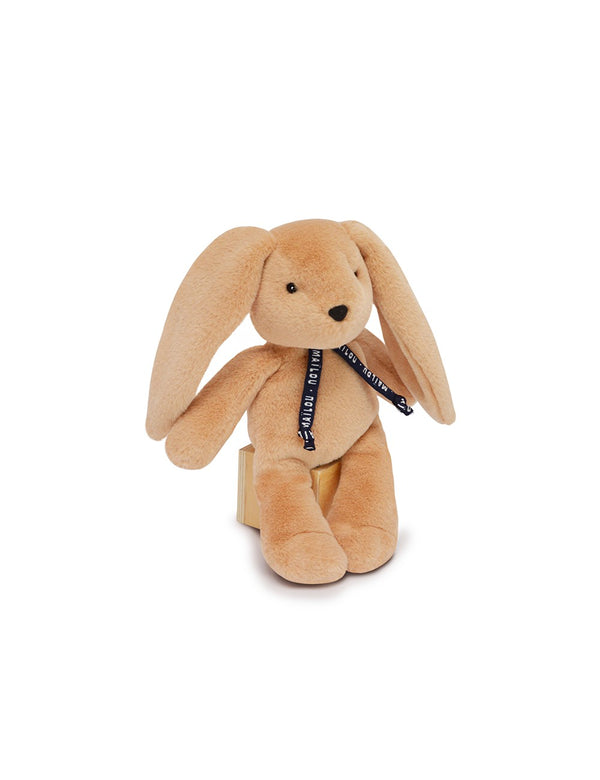 Doudou lapin dorlotin « pantin » - Vanille Coton