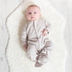 Pyjama polaire coton BIO taupe - Vanille Coton
