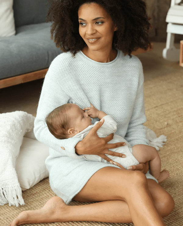 Robe de grossesse et d'allaitement Honey - Vanille Coton